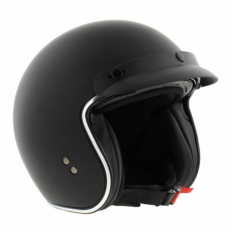 Vito Jet helm Le Mans Special mat zwart 