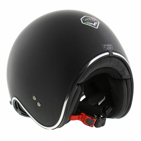 Vito Jet helm Le Mans Special mat zwart 