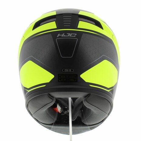 HJC CS15 Inno motorhelm scooterhelm mat zwart geel - Helmspecialist