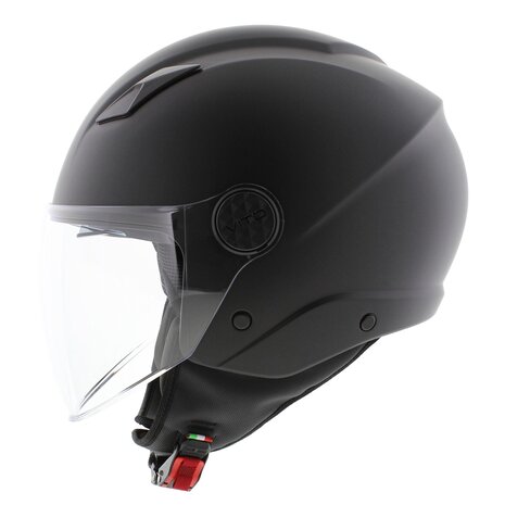 Vito jet helm Sarenta mat zwart