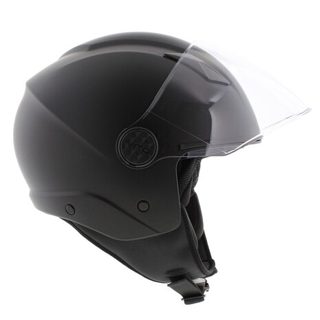 Vito jet helm Sarenta mat zwart