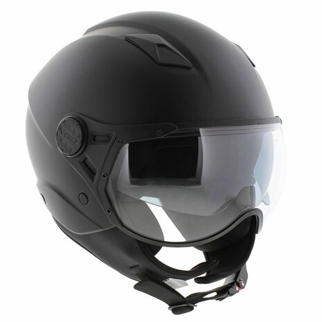 Vito jet helm Lavori mat zwart