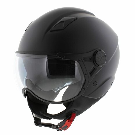 Vito jet helm Lavori mat zwart