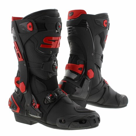 Sidi Rex Air Zwart Rood motorlaarzen