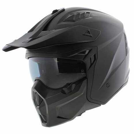 Vito Jet Predator helm mat zwart