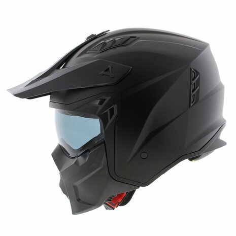 Vito Jet Predator helm mat zwart