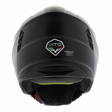 Vito Jet Predator helm mat zwart