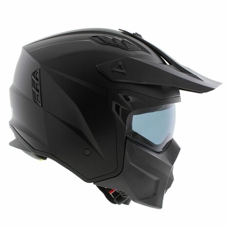 Vito Jet Predator helm mat zwart