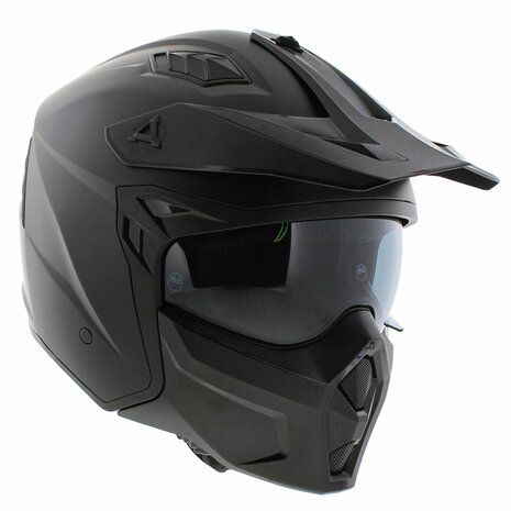 Vito Jet Predator helm mat zwart