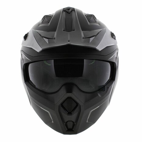 Vito Jet Predator helm mat zwart