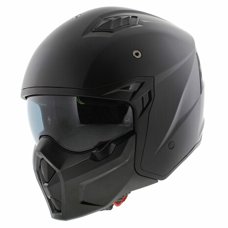 Vito Jet Predator helm mat zwart