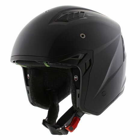 Vito Jet Predator helm mat zwart