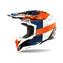 Airoh Helm Aviator 3 AMS&sup2; Monarch glans blauw wit oranje