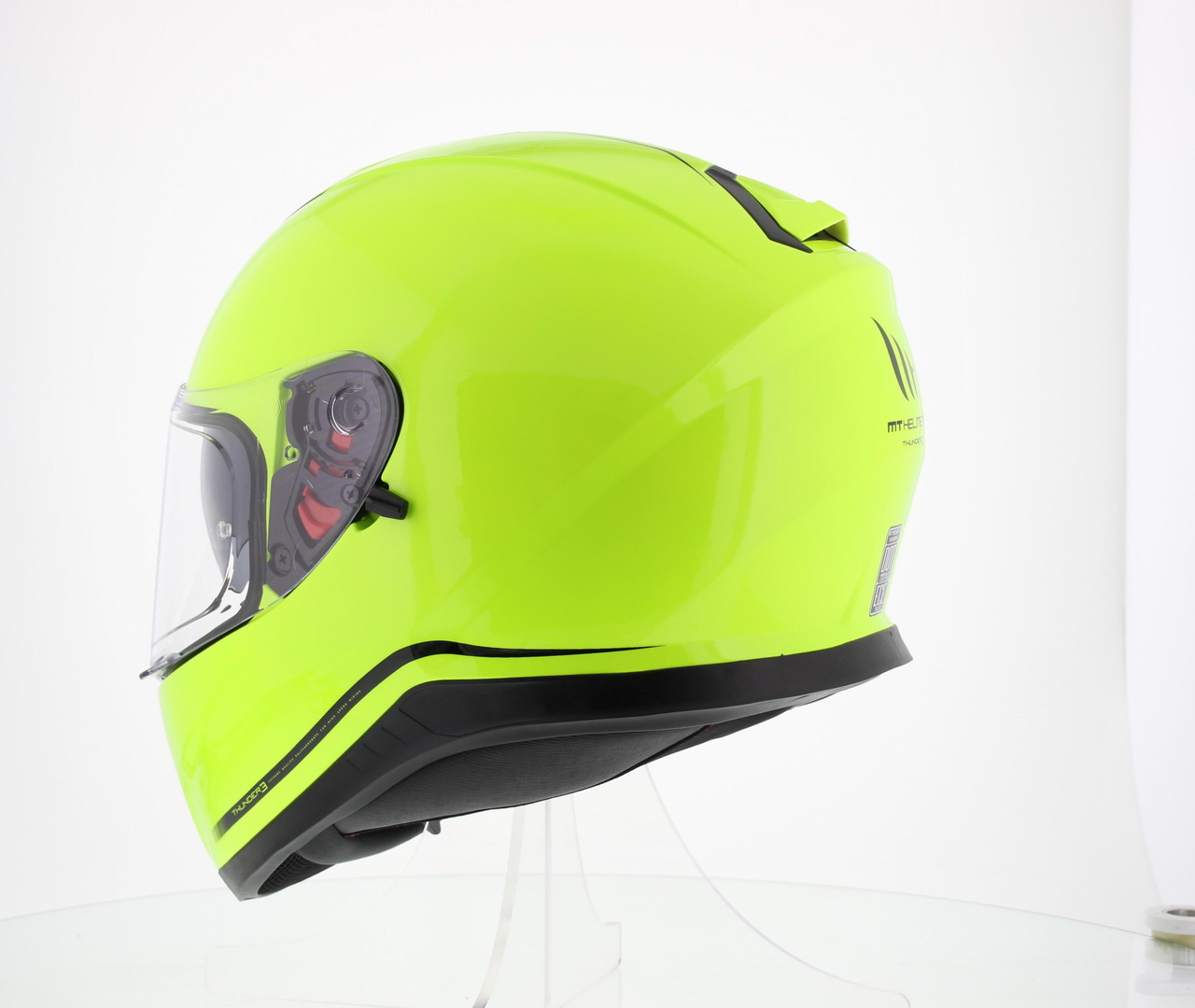 Nieuwjaar personeelszaken Aziatisch MT Thunder III SV helm fluor geel - Helmspecialist
