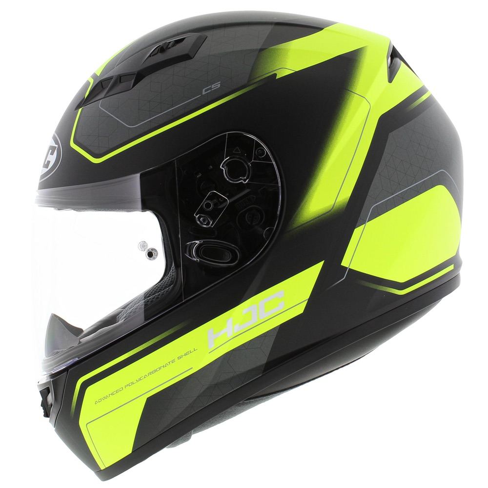 Variatie: HJC CS15 Inno motorhelm scooterhelm mat zwart geel