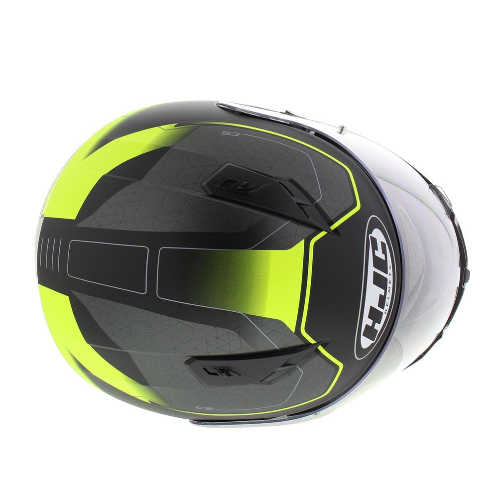 HJC CS15 Inno motorhelm scooterhelm mat zwart geel - Helmspecialist